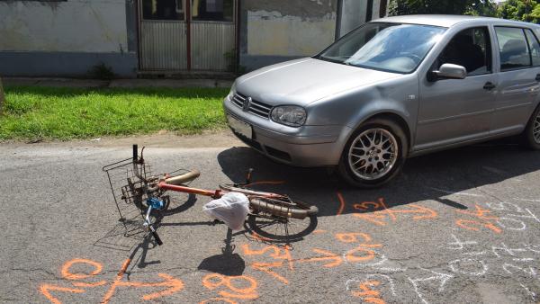 Baleset Gádoroson 2020.07.27.-én. Fotó: police.hu