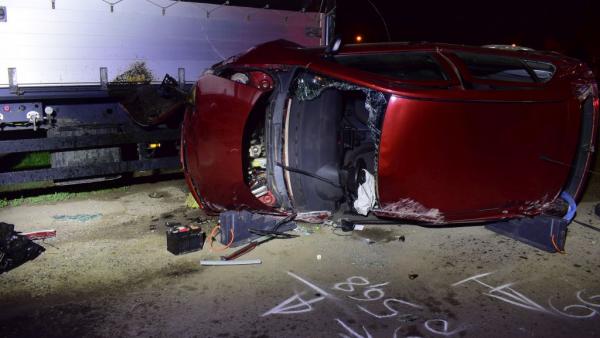 Baleset Medgyesegyházán Fotó forrás: police.hu