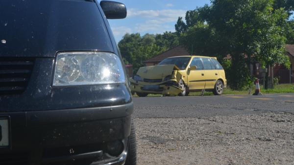 Baleset 2020.07.14.-én. Fotó: police.hu