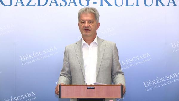 Szarvas Péter sajtótájékoztatója 2020.07.03.-án. Fotó: 7.TV/Ujházi György