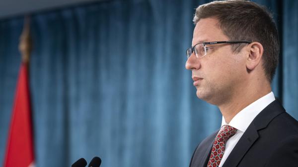 Gulyás Gergely Miniszterelnökséget vezető miniszter (MTI fotó)