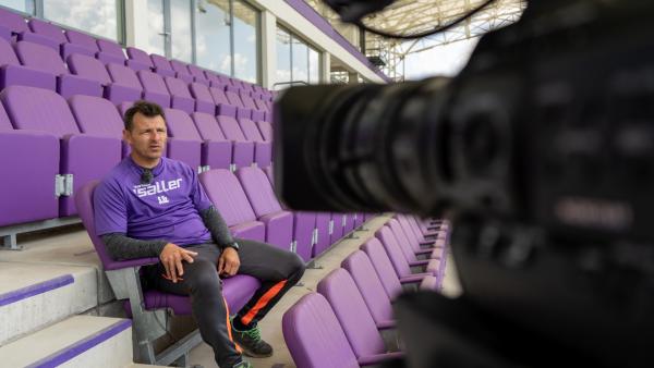 Schindler Szabolcs utolsó hosszú interjúja során a 7.Tv-nek – (Fotó: Bagi József)