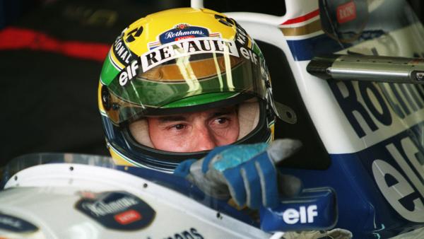 Senna 1994. április 30-án, Imolában (Fotó: AFP/Jean-Loup Gautreau)