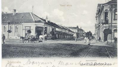 A békéscsabai Andrássy út 1910-ben (forrás: antikfoto.hu)