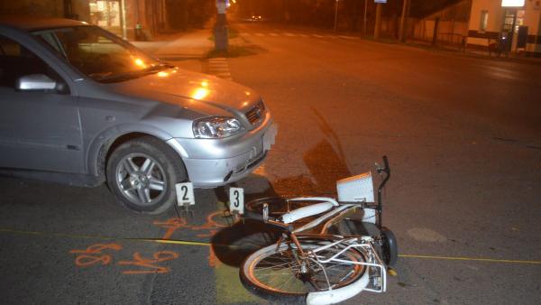 Baleset Békésen 2020.10.28.-án. Fotó: police.hu