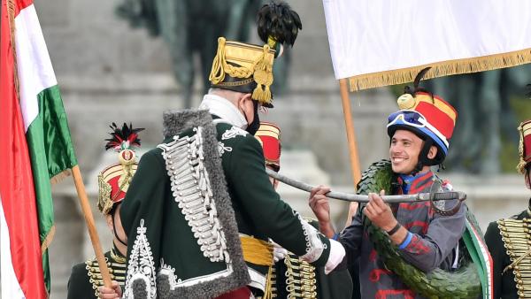 Ördög Alen, Porva lovasa lett a győztes (MTI fotó: Máthé Zoltán)