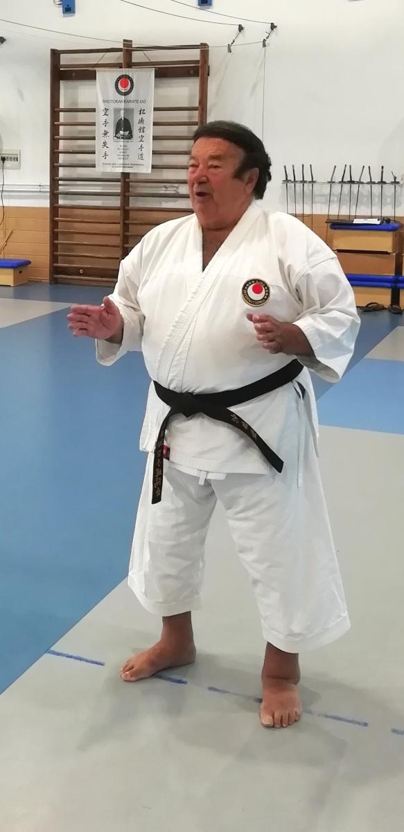 A 84 éves nagymester élete szerves része a karate Fotó forrás: József Attila Lakótelepi Tömegsport Egyesület
