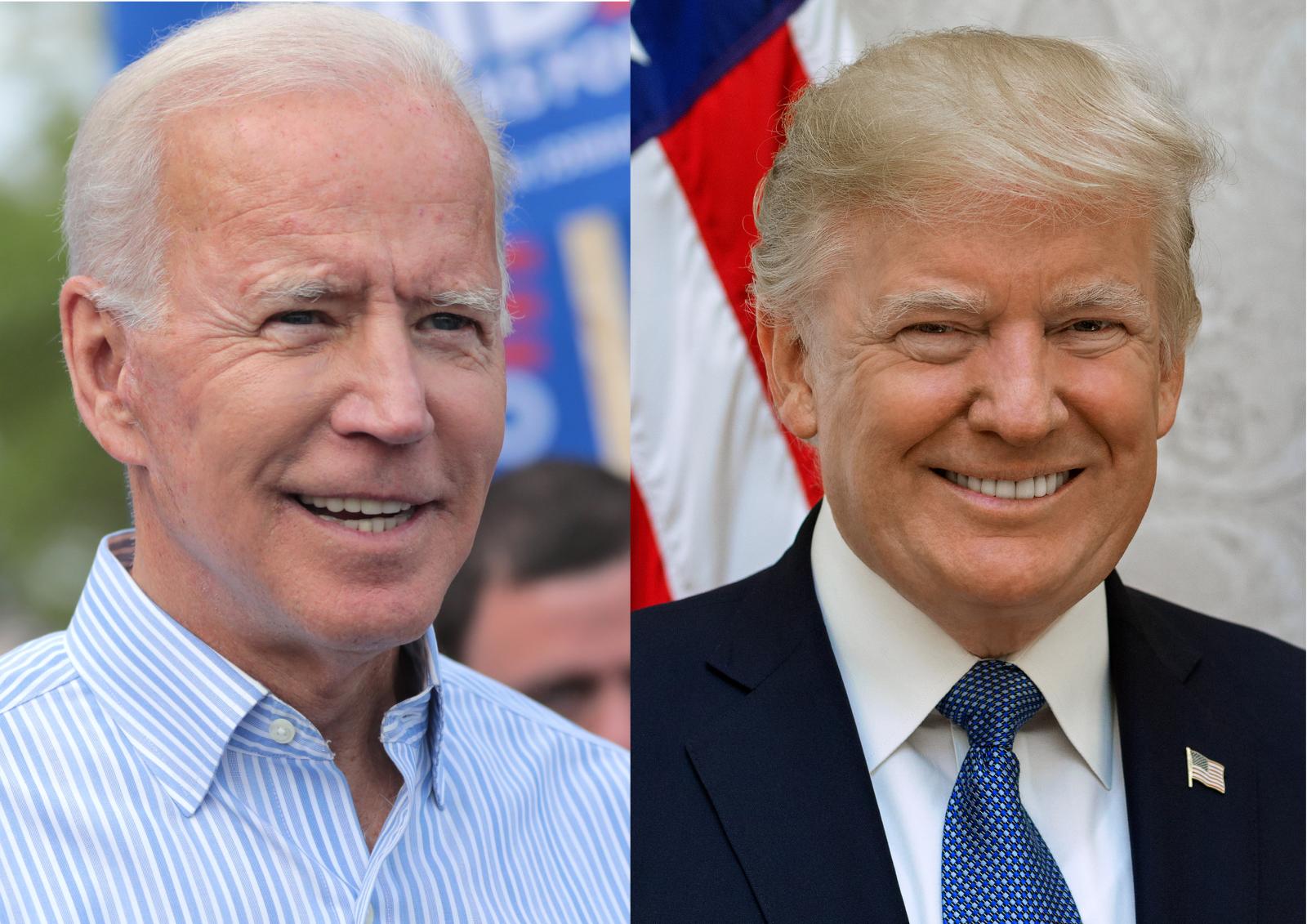 Joe Biden és Donald Trump versengett az elnöki székért. Forrás: Wikipedia.com