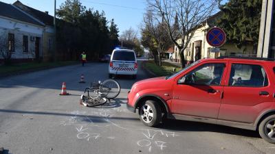 A tótkomlósi baleset – (Fotó: police.hu)