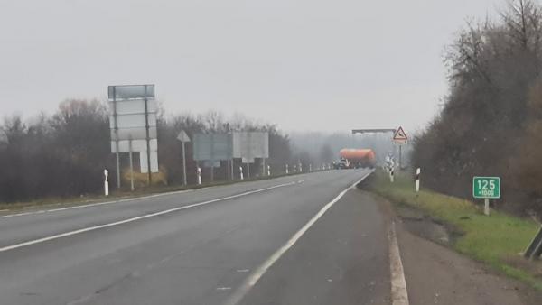 Halálos kimenetelű baleset történt a 44-es Békéscsabát elkerülő szakaszán (fotó: behir.hu)