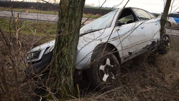 Baleset Kaszapernél 2020.12.10.-én. Fotó: police.hu