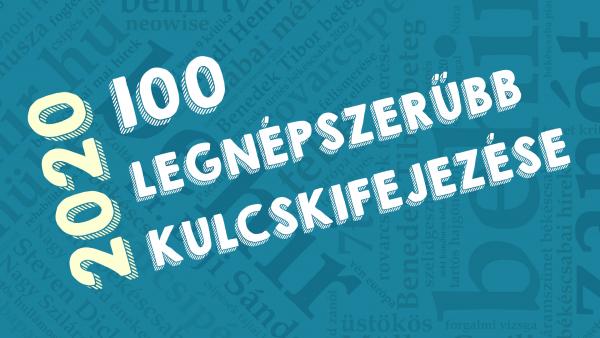 2020 száz legnépszerűbb kulcskifejezése a behir.hu-n. Fotó: behir.hu