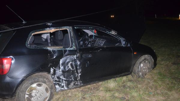 Baleset Békéscsaba külterületén 2020.12.28.-án. Forrás: police.hu