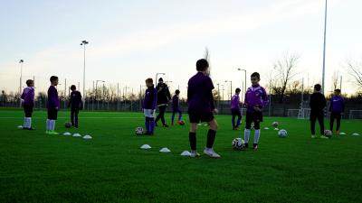 Decemberben közepén befejeződtek az edzések a labdarúgó akadémián – (Fotó: Hidvégi Dávid/behir.hu)