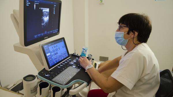 Új ultrahang az Orosházi Kórházban. Fotó: Melega Krisztián/Orosházi Kórház