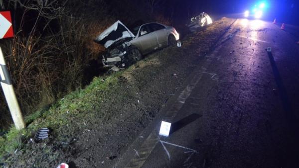 Baleset Csabacsűdnél 2021.01.20.-án. Forrás: police.hu