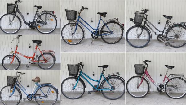 Lopott és lefoglalt kerékpárok tulajdonosait keresi a rendőrség. Fotó: police.hu