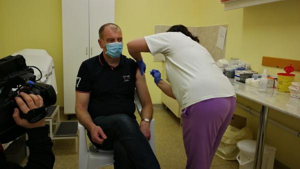 Sok egészségügyi dolgozó már a második oltását kapta meg. (Kép: Sipos Gábor/BMC)