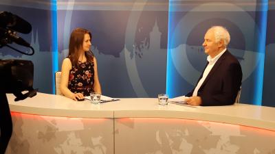 A 7.Tv stúdiójában Herczeg Tamás országgyűlési képviselővel Tóth Bianka műsorvezető beszélgetett