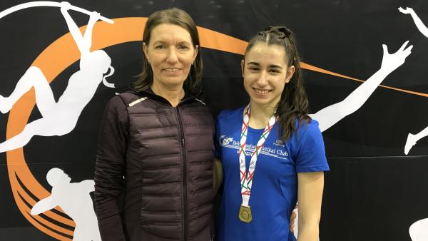 Urbanikné Rosza Mária és Kis Petra (fotó: Kopp Békéscsabai Atlétikai Club)