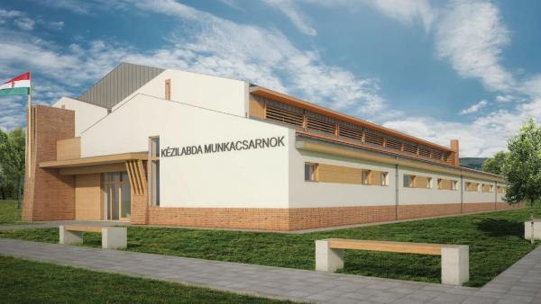 A munkacsarnok látványterve. (Forrás: Polgár Zoltán)