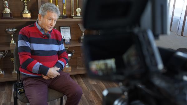 Schneider István 2021. január 13-án, a 7.Tv-vel készült beszélgetés közben - (Fotó: Bagi József/behir.hu)