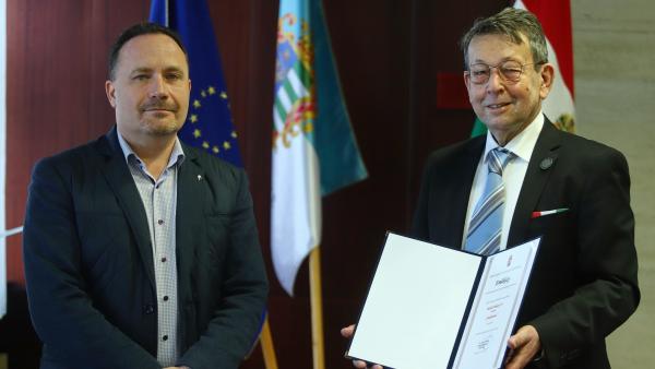 Takács Árpád és Babák Mihály - Fotó: Békés Megyei Kormányhivatal/Lehoczky Péter