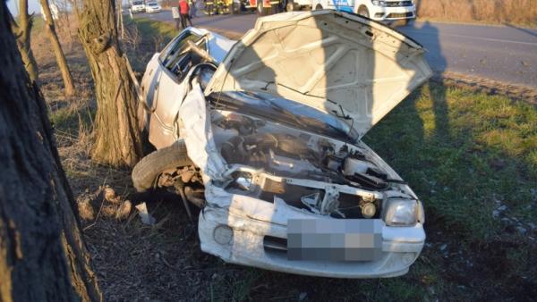 Baleset Végegyházán 2021.03.03.-án. Forrás: police.hu