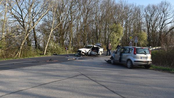 Baleset Békéscsaba külterületén 2021.04.05.-én. Forrás: police.hu