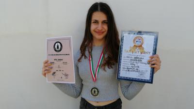 Bécsi Barbara új országos junior csúcsot állított fel - (Fotó: Hidvégi Dávid /behir.hu)
