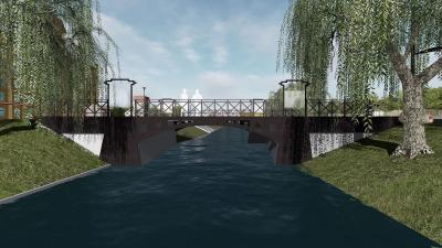 Látványterv: ilyen lesz a felújítás után a Kiss Ernő és Kórház utcai híd (fotó: facebook)
