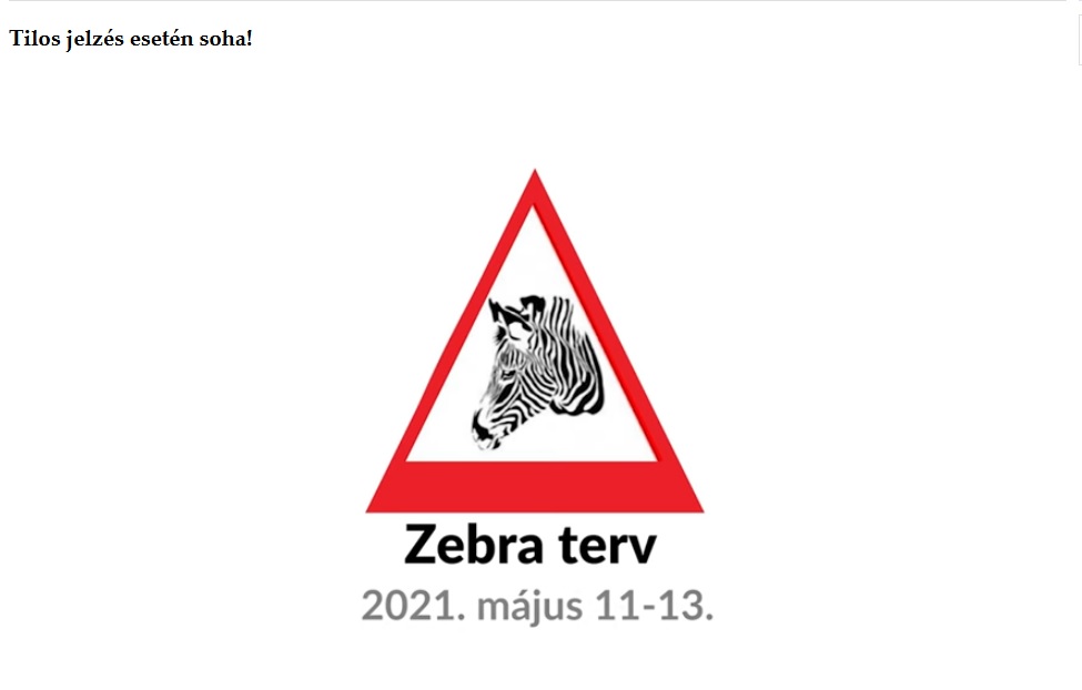 Zebra terv 