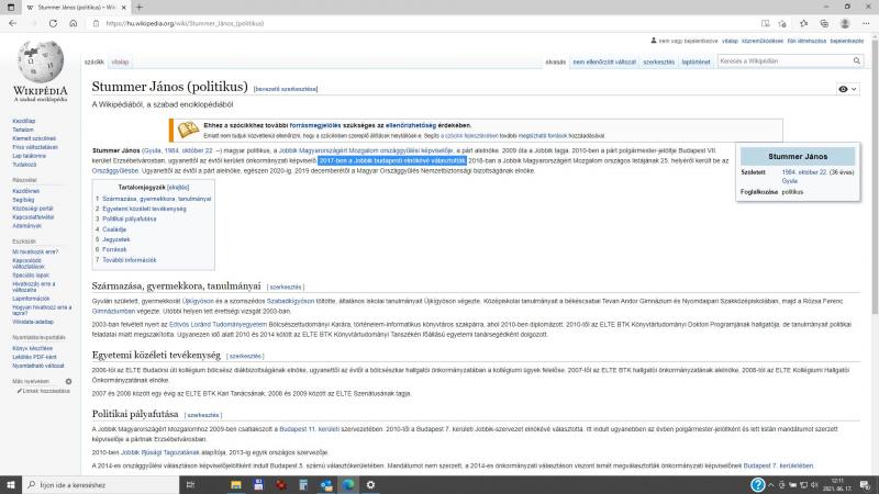 Információa Wkipédián