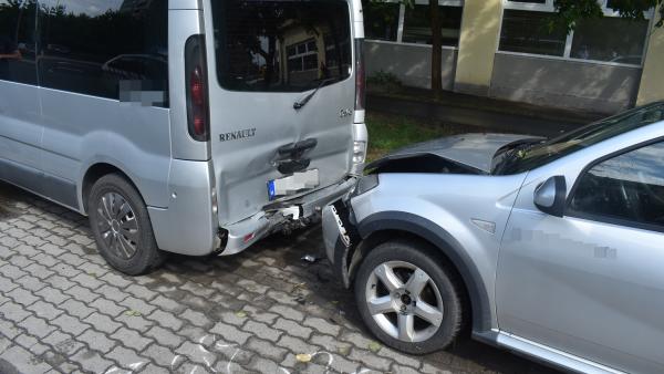 Baleset Békéscsabán 2021.06.11-én. Forrás: police.hu