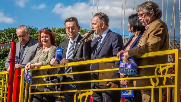 Sajtótájékoztató a Szarvasi Vízi Színházban. (Fotó: Gácsné Szilvia)