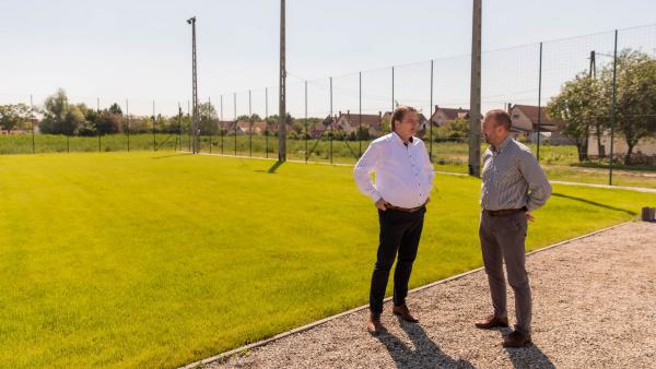 Durkó Albert (b), az MPE OCM misszióvezetője és Kálmán Tibor (A kép forrása: FB/Kálmán Tibor)