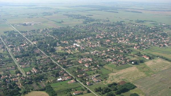 Bélmegyer madártávlatból (Fotó: FB/Bélmegyer Község Hivatalos Oldala)