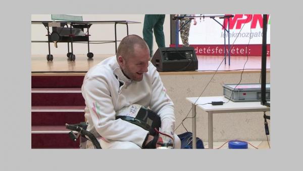 Szarvas Zsolt egy korábbi felvételen Békéscsabán, a parasport napján (fotó: behir.hu)