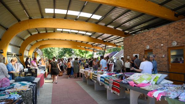 A megújult piac. (A kép forrása: FB/Zalai Mihály)