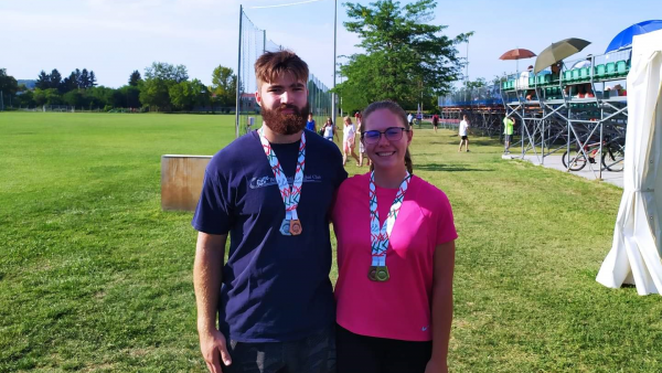 Csizmazia Áron és Baukó Petra (fotó: Békéscsabai Atlétikai Club)