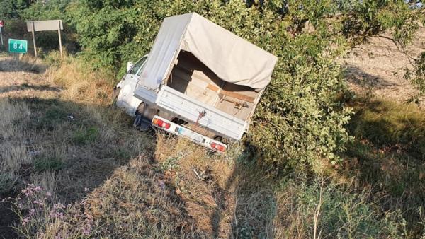 A Szeghalom külterületén történt baleset (fotó: police.hu)