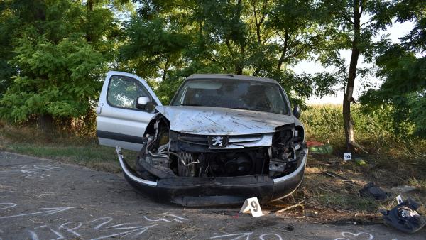 Baleset Csárdaszálláson - Fotó: police.hu