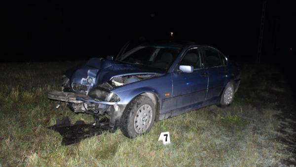 Baleset Sarkadon 2021.09.01.-jén. Forrás: police.hu