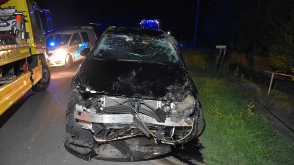 Baleset Gyulán, 2021.09.13.-án. Forrás: police.hu