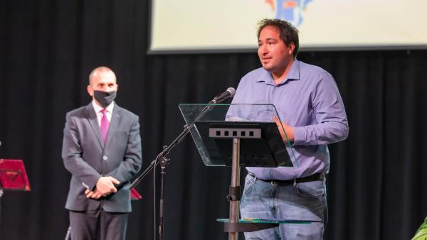 Bonnyai Sándor kapta idén a Kiváló szociális munka díjat Békésen. Fotó: Békés Város Önkormányzata