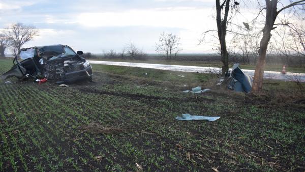 Baleset Tótkomlóson 2021.11.28.-án. Forrás: police.hu