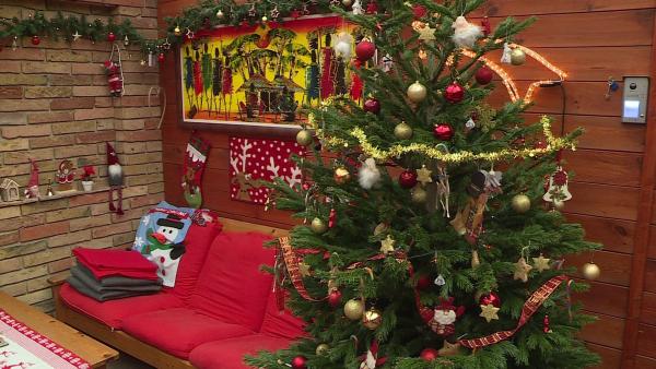 Kis karácsonyi vásár Jaminában.