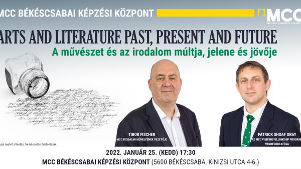 Művészet és irodalom - előadás az MCC-ben