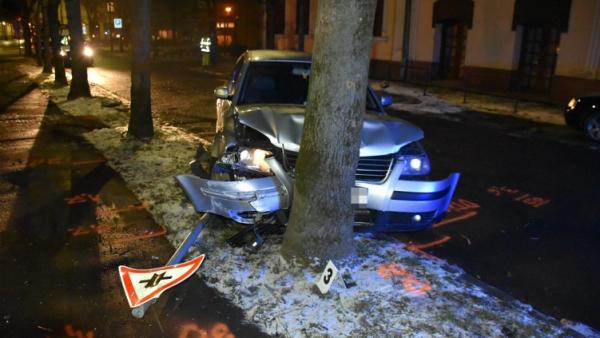 Baleset Gyulán, 2022.01.20.-án. Fotó: police.hu