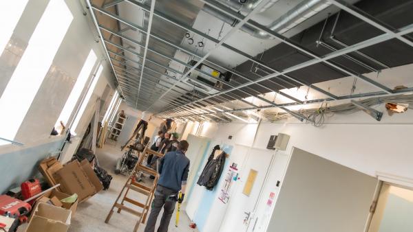 Elkezdődött a békési rendelőintézet felújítása. Fotó: békési polgármesteri kabinet